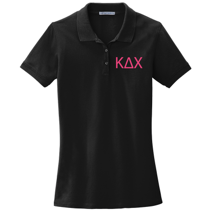 Kappa Delta Chi Ladies' Embroidered Polo Shirt