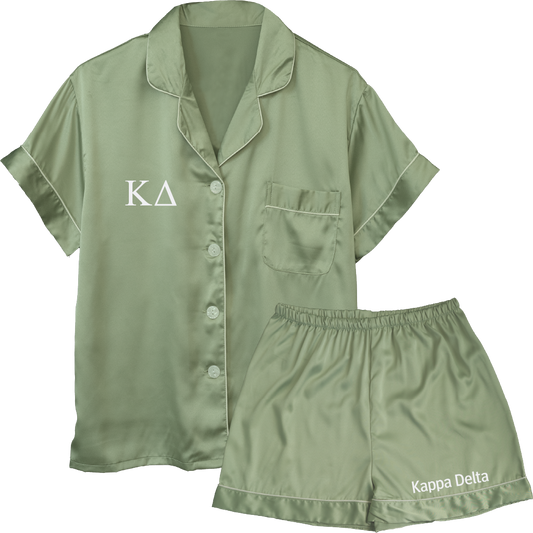 Kappa Delta Embroidered Ladies' Pajama Sets