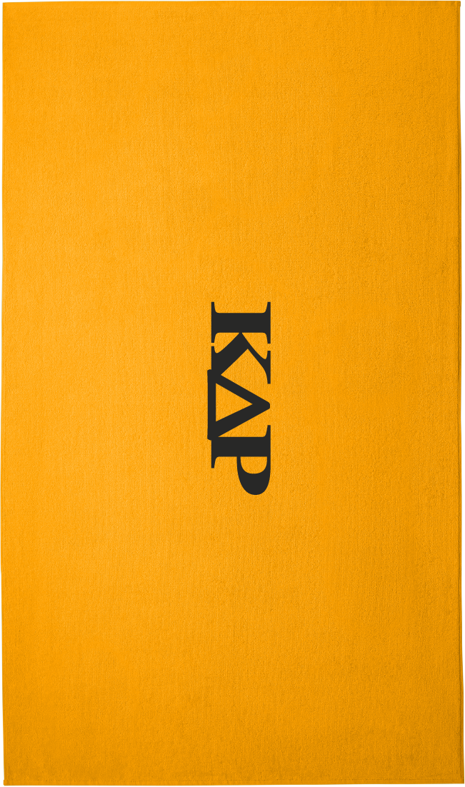 Kappa Delta Rho Lettered Beach Towels