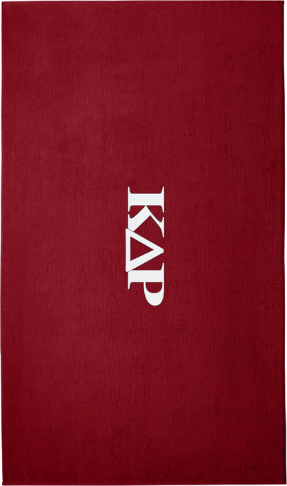 Kappa Delta Rho Lettered Beach Towels