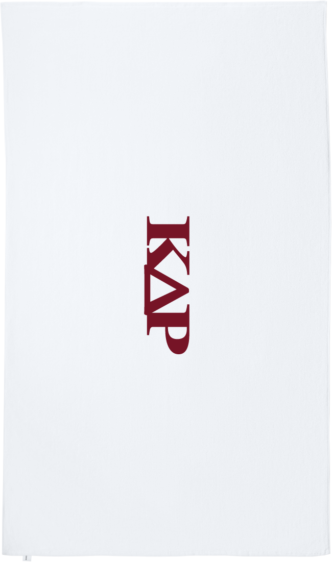 Kappa Delta Rho Lettered Beach Towels