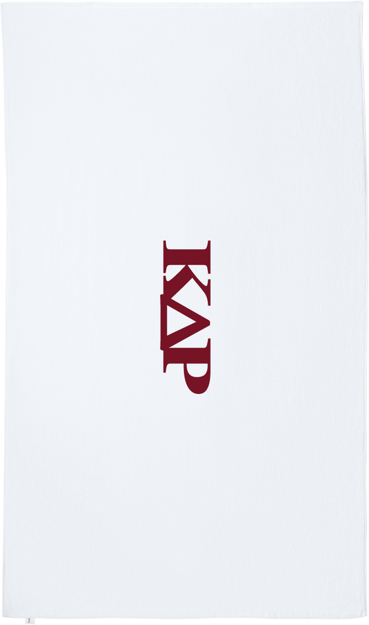 Kappa Delta Rho Lettered Beach Towels