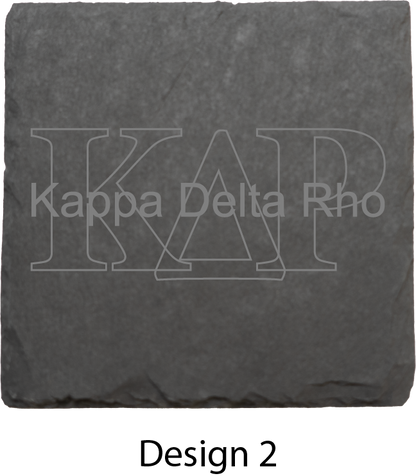 Kappa Delta Rho Stone Coasters - 4-Pack