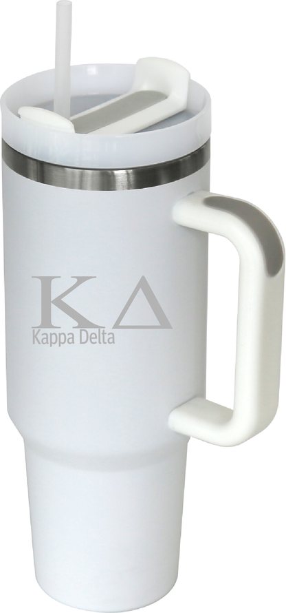Kappa Delta Lettered 40oz Tumblers