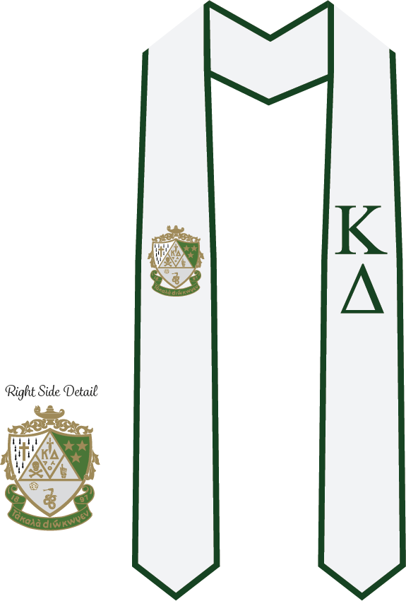 Kappa Delta Graduation Stoles