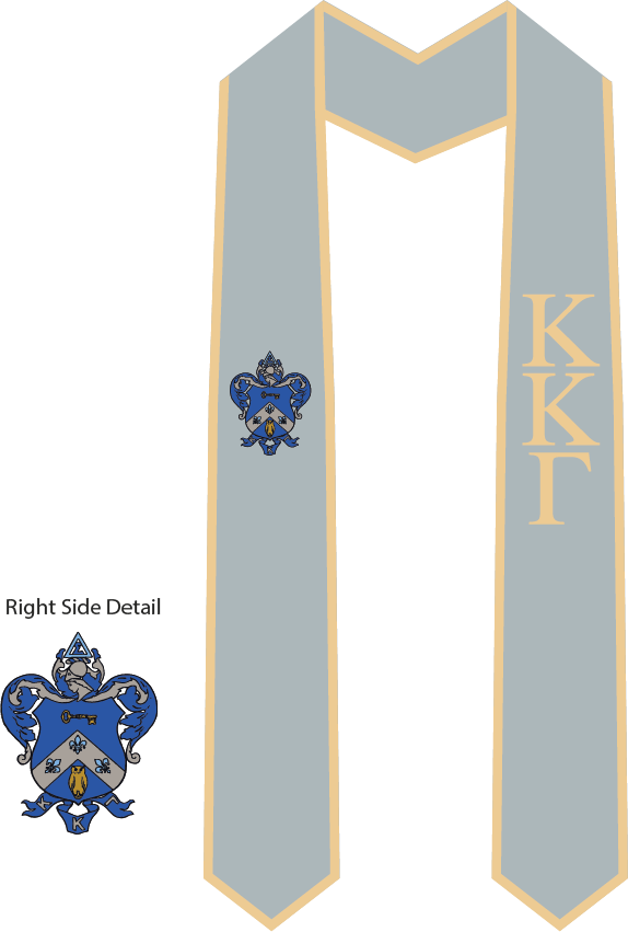 Kappa Kappa Gamma Graduation Stoles