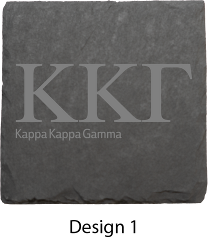 Kappa Kappa Gamma Stone Coasters - 4-Pack