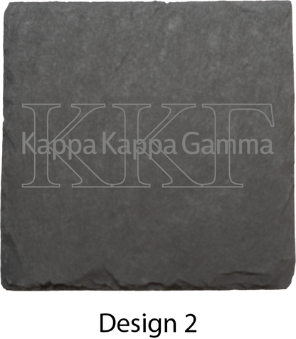 Kappa Kappa Gamma Stone Coasters - 4-Pack