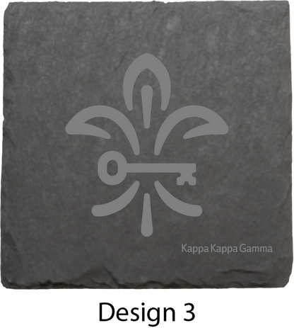 Kappa Kappa Gamma Stone Coasters - 4-Pack