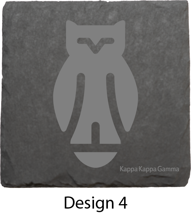 Kappa Kappa Gamma Stone Coasters - 4-Pack