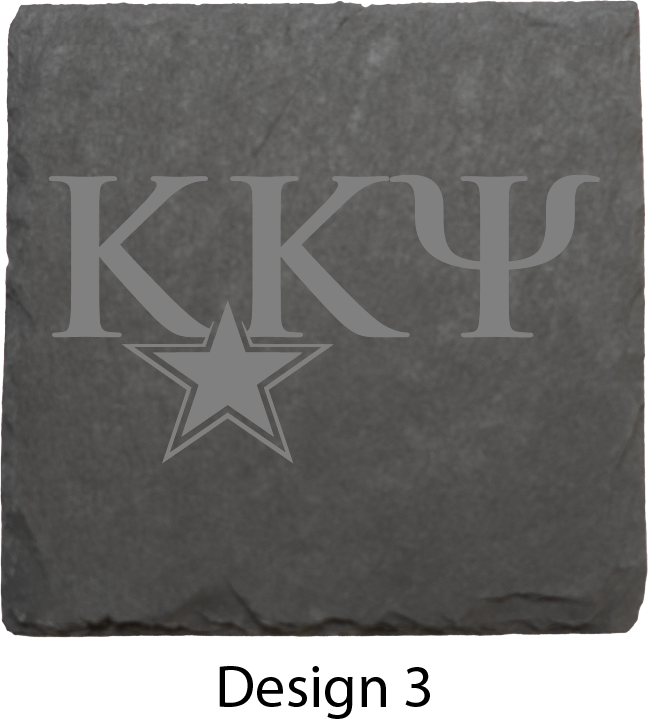 Kappa Kappa Psi Stone Coasters - 4-Pack