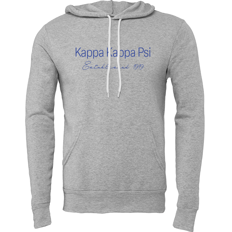 Kappa Kappa Psi Embroidered Printed Name Hooded Sweatshirts