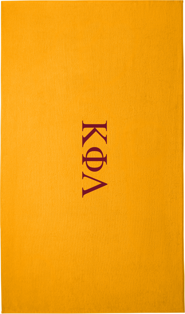 Kappa Phi Lambda Lettered Beach Towels