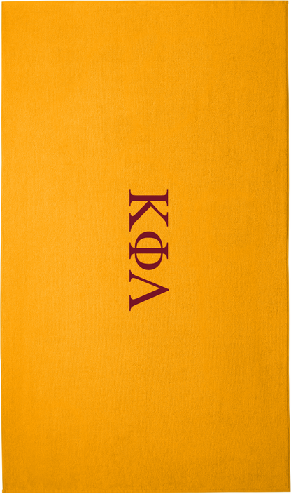 Kappa Phi Lambda Lettered Beach Towels