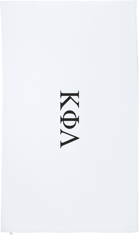 Kappa Phi Lambda Lettered Beach Towels