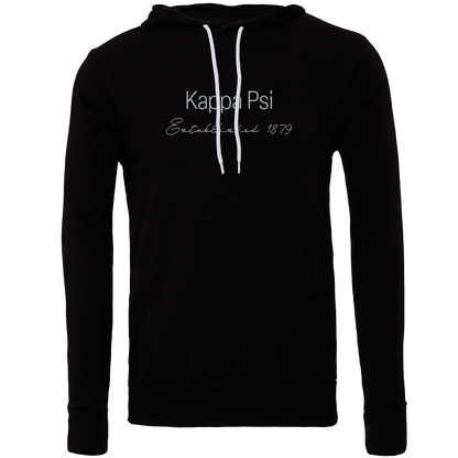 Kappa Psi Embroidered Printed Name Hooded Sweatshirts