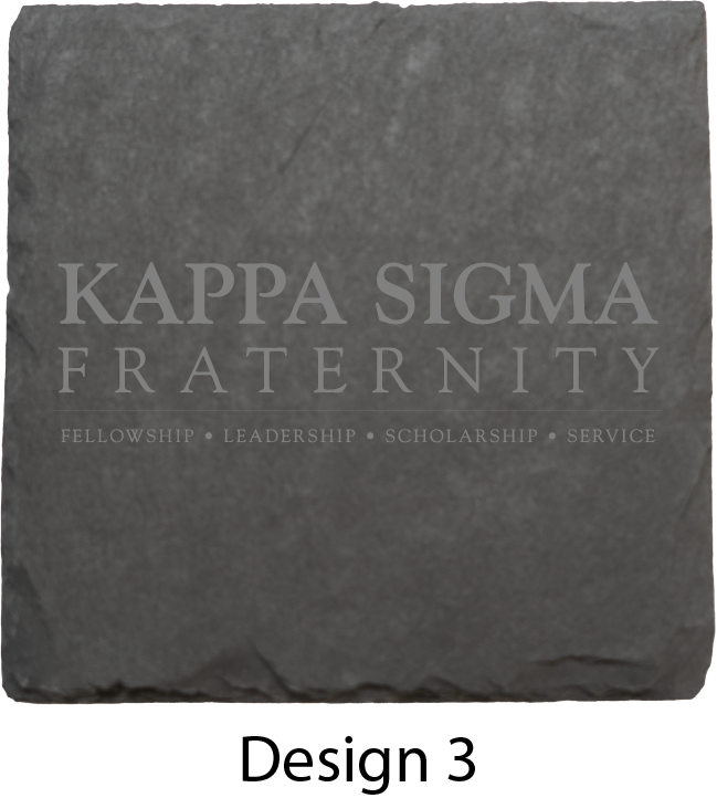 Kappa Sigma Stone Coasters - 4-Pack