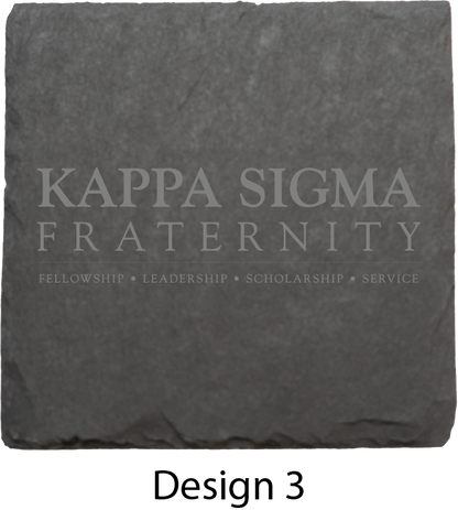 Kappa Sigma Stone Coasters - 4-Pack