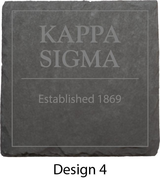 Kappa Sigma Stone Coasters - 4-Pack