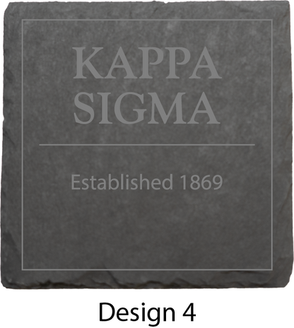 Kappa Sigma Stone Coasters - 4-Pack