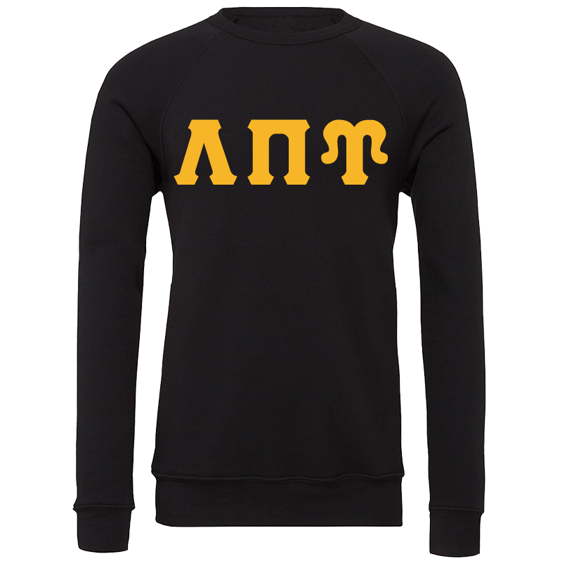 Lambda Pi Upsilon Lettered Crewneck Sweatshirts