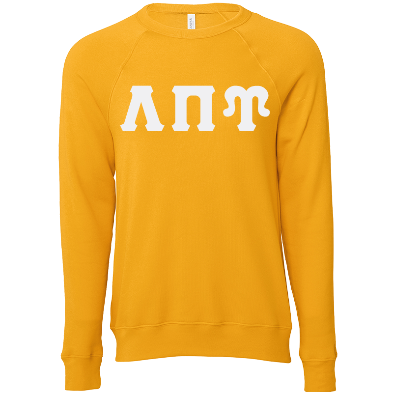 Lambda Pi Upsilon Lettered Crewneck Sweatshirts