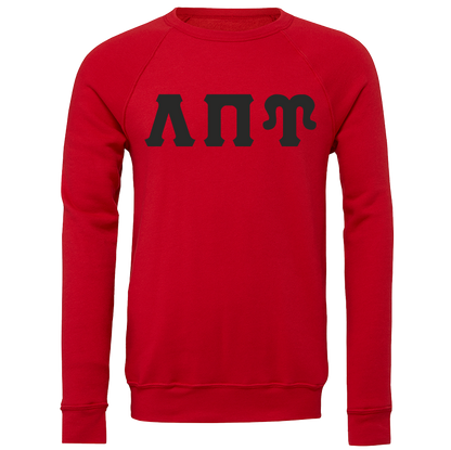 Lambda Pi Upsilon Lettered Crewneck Sweatshirts