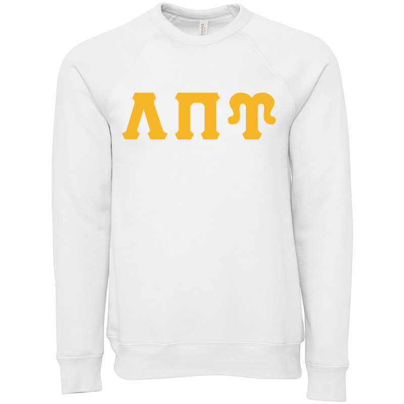 Lambda Pi Upsilon Lettered Crewneck Sweatshirts