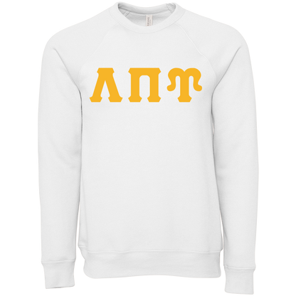 Lambda Pi Upsilon Lettered Crewneck Sweatshirts