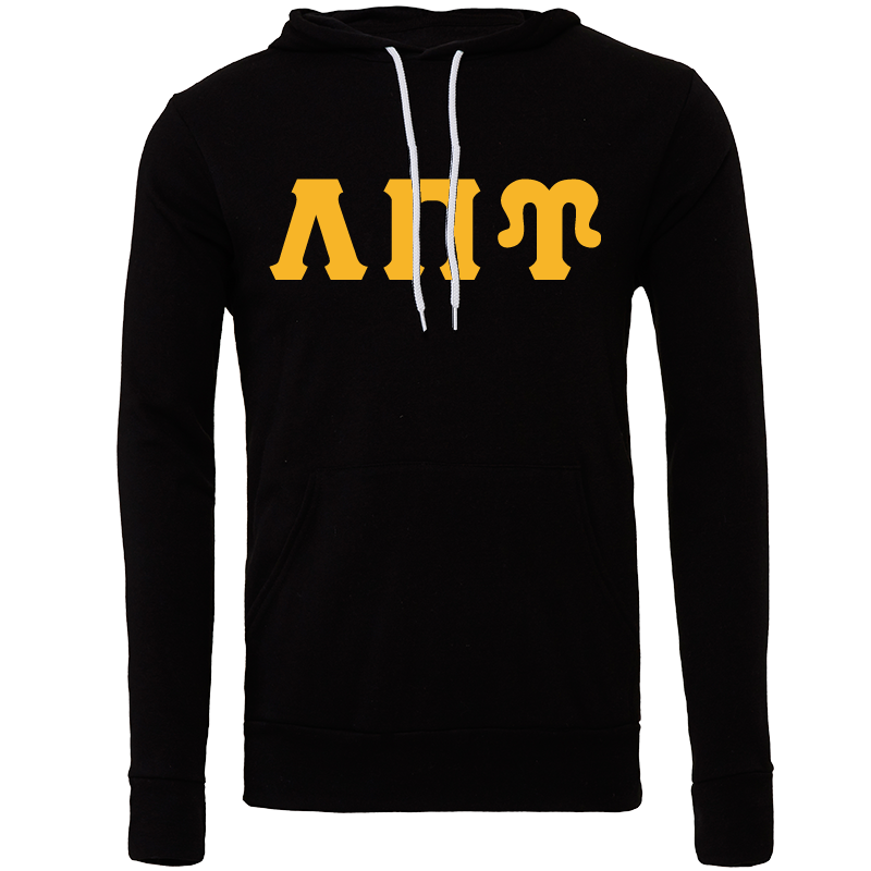 Lambda Pi Upsilon Lettered Hooded Sweatshirts