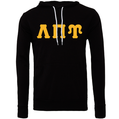 Lambda Pi Upsilon Lettered Hooded Sweatshirts