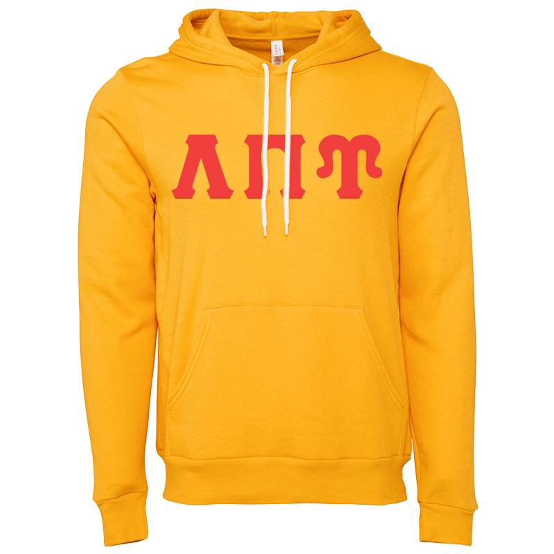 Lambda Pi Upsilon Lettered Hooded Sweatshirts