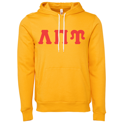 Lambda Pi Upsilon Lettered Hooded Sweatshirts