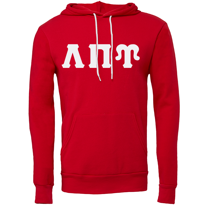 Lambda Pi Upsilon Lettered Hooded Sweatshirts