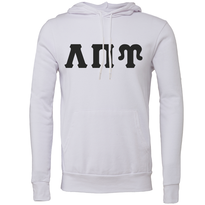 Lambda Pi Upsilon Lettered Hooded Sweatshirts