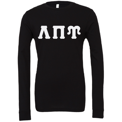 Lambda Pi Upsilon Lettered Long Sleeve T-Shirts