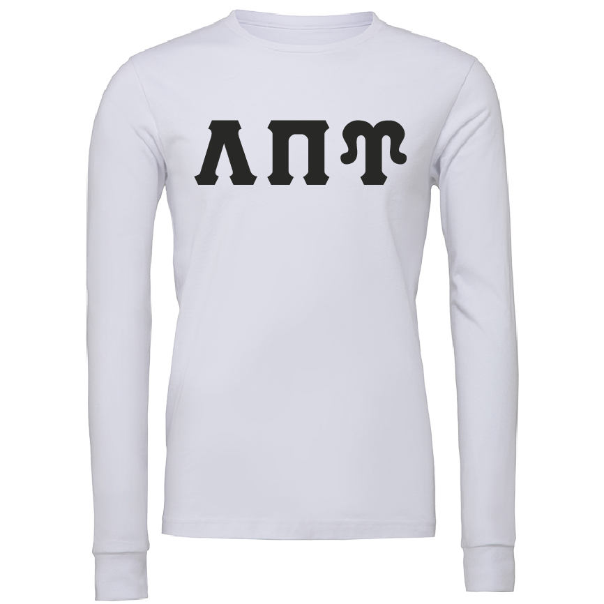 Lambda Pi Upsilon Lettered Long Sleeve T-Shirts