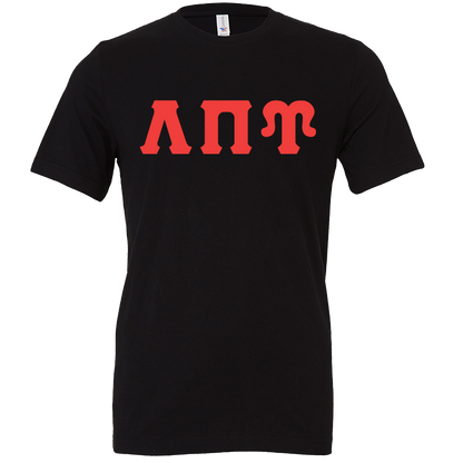 Lambda Pi Upsilon Lettered Short Sleeve T-Shirts