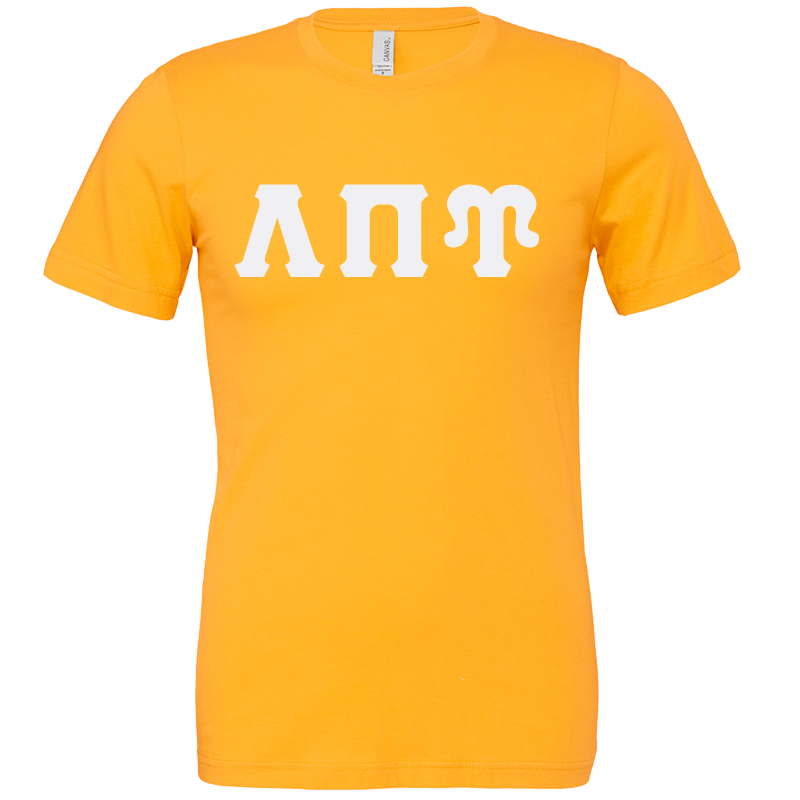 Lambda Pi Upsilon Lettered Short Sleeve T-Shirts