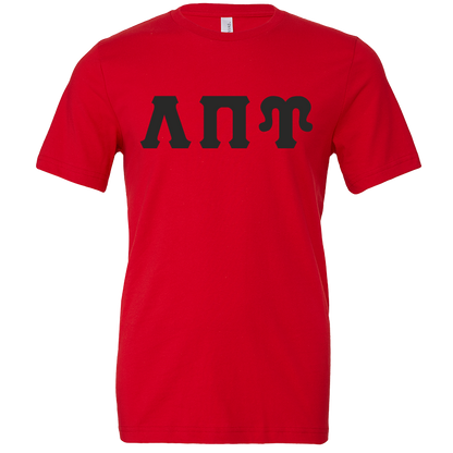 Lambda Pi Upsilon Lettered Short Sleeve T-Shirts