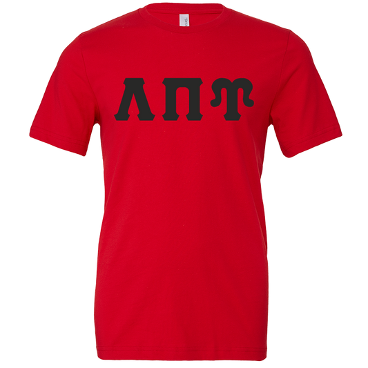 Lambda Pi Upsilon Lettered Short Sleeve T-Shirts