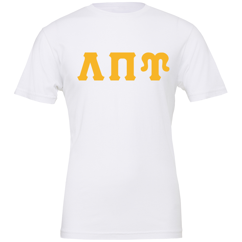 Lambda Pi Upsilon Lettered Short Sleeve T-Shirts