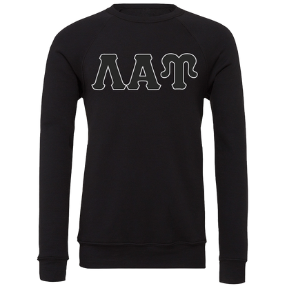 Lambda Alpha Upsilon Lettered Crewneck Sweatshirts