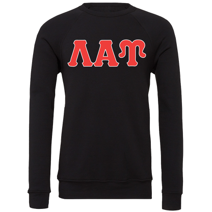 Lambda Alpha Upsilon Lettered Crewneck Sweatshirts