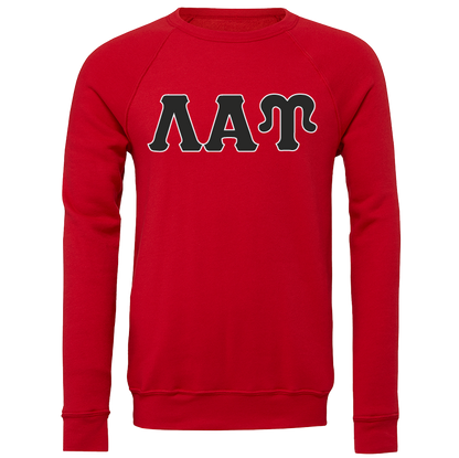 Lambda Alpha Upsilon Lettered Crewneck Sweatshirts