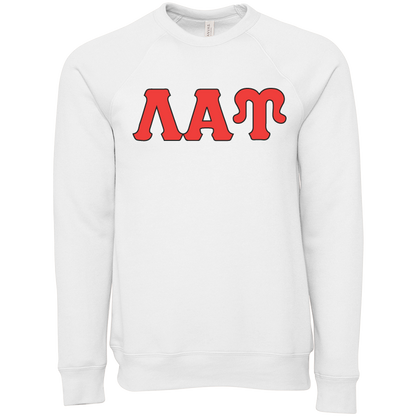 Lambda Alpha Upsilon Lettered Crewneck Sweatshirts