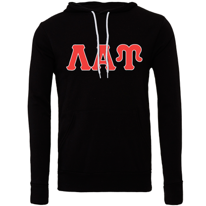 Lambda Alpha Upsilon Lettered Hooded Sweatshirts