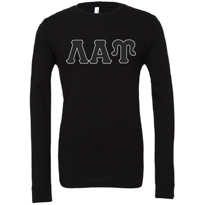 Lambda Alpha Upsilon Lettered Long Sleeve T-Shirts