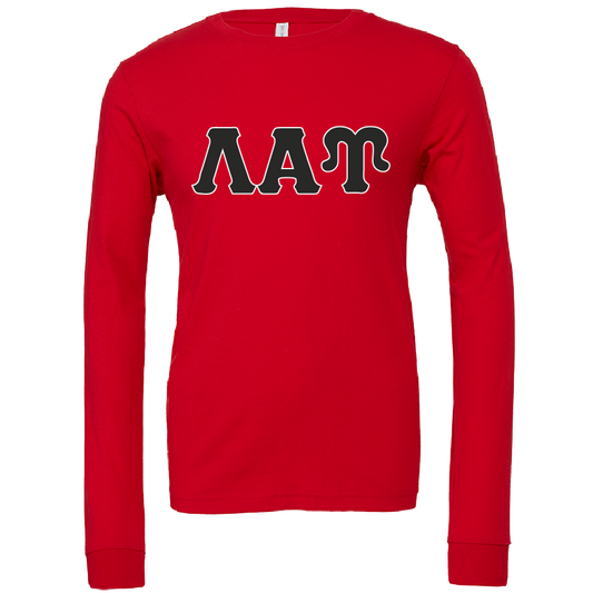 Lambda Alpha Upsilon Lettered Long Sleeve T-Shirts