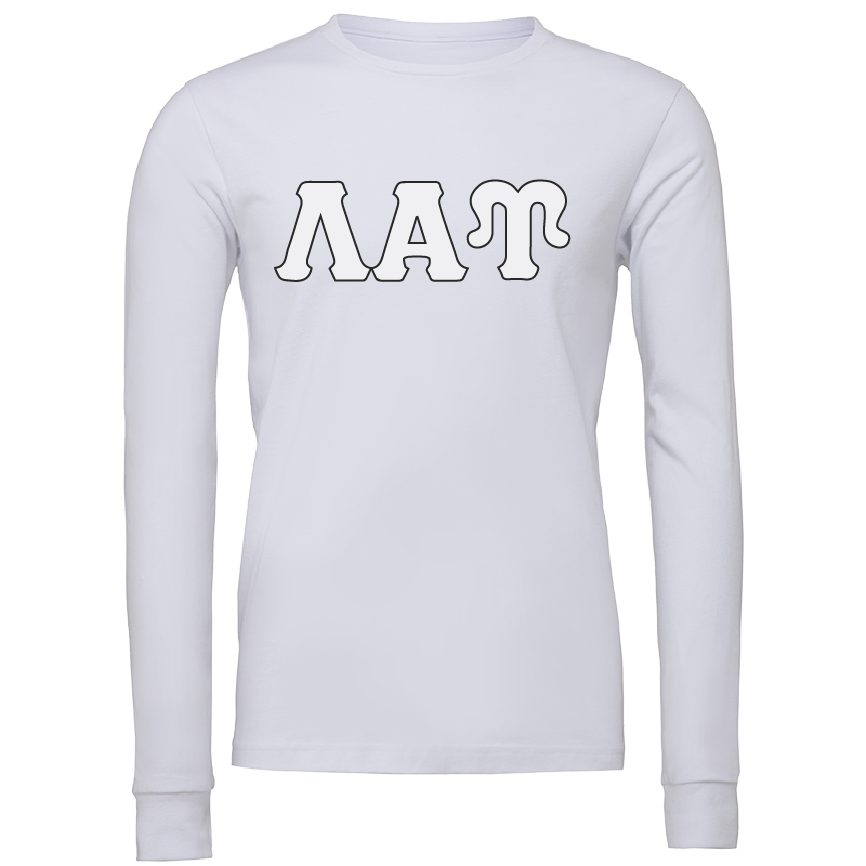 Lambda Alpha Upsilon Lettered Long Sleeve T-Shirts